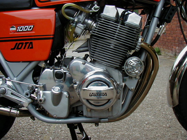 Jota engine detail off side.