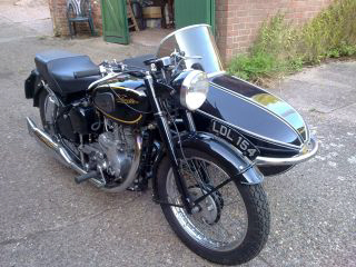 1954 Velocette 500 MSS & Watsonian