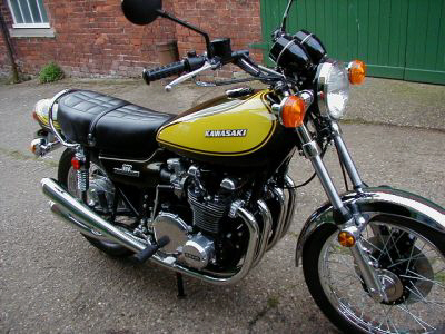 1973 Kawasaki Z1 in Candy Yellow